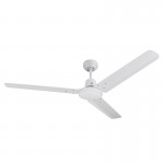 CEILING FAN, 56in 3ABS BLADED ROMA HANGSURE WHITE